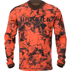 Wildboar Pro L/S t-shirt AXIS MSP® Orange Blaze/Shadow brown